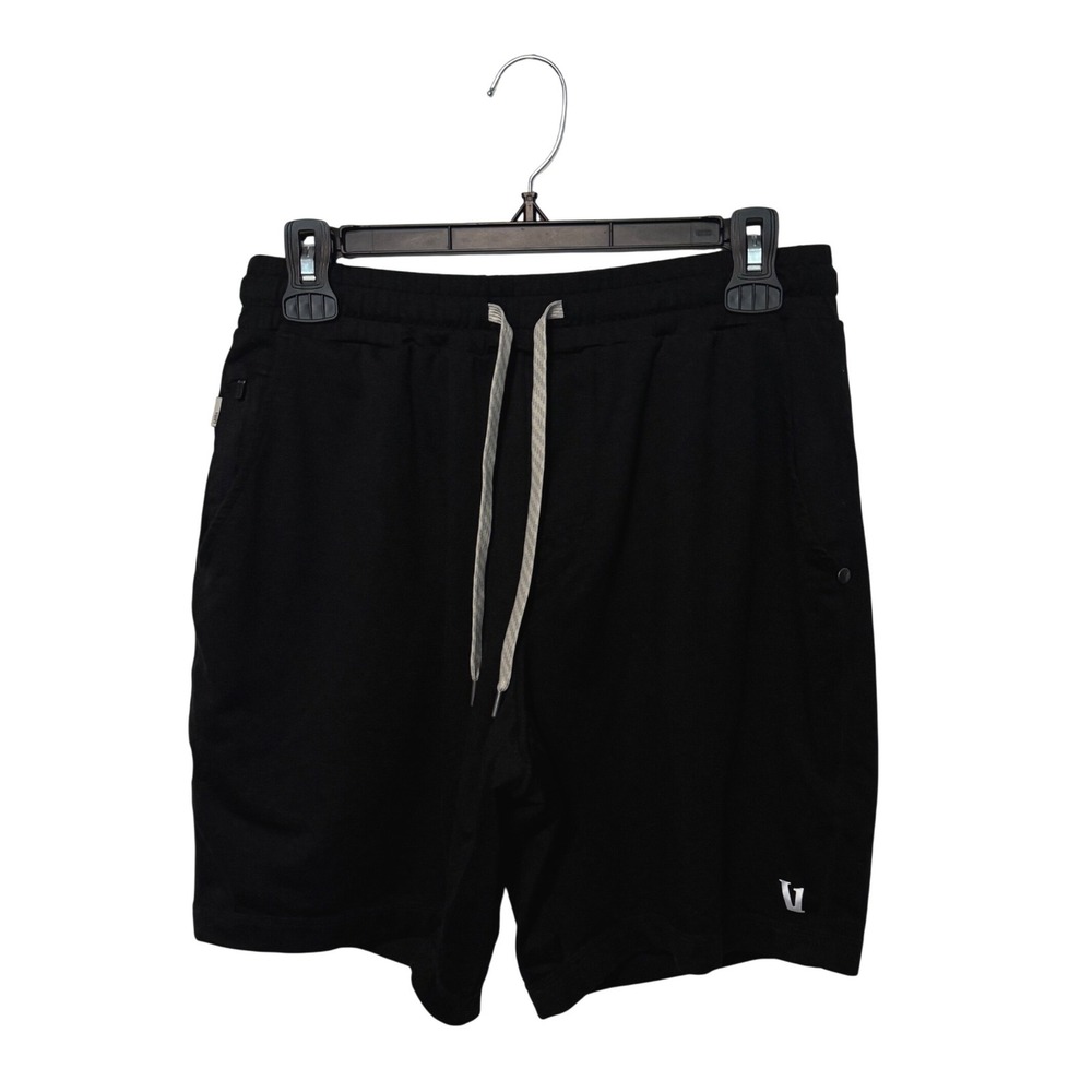 Vuori Ponto Shorts Mens Medium Black Sweat Workout Athletic Performance Training